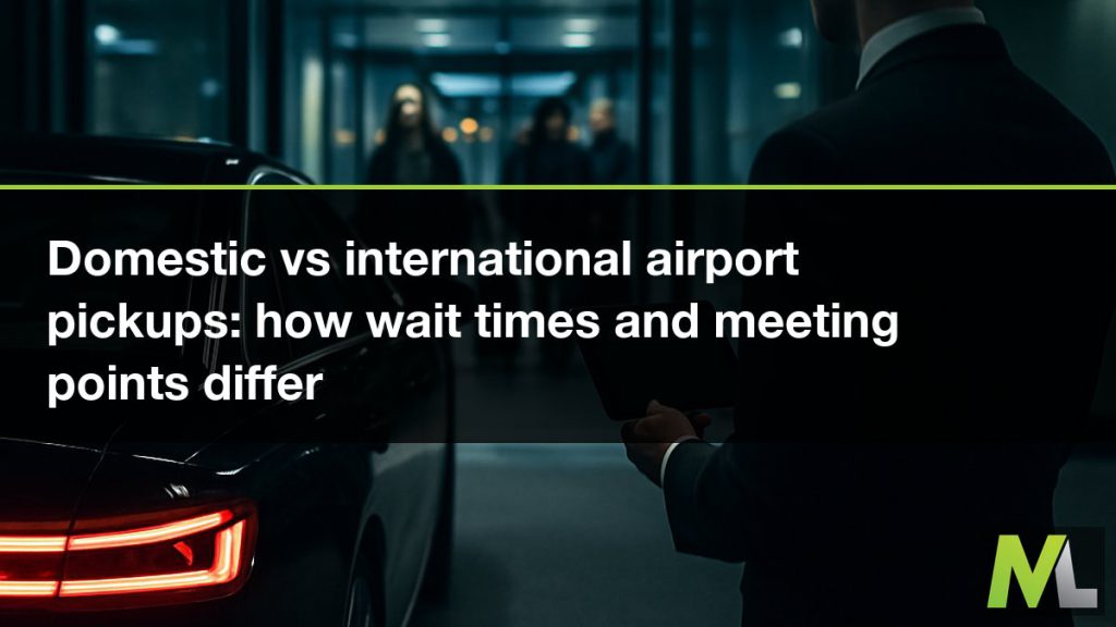 Domestic vs international airport pickups - how wait times and meeting points differ | Marquee Limousines