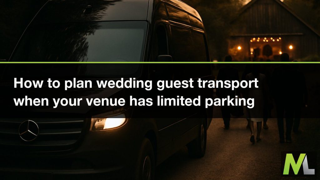 How to plan wedding guest transport when your venue has limited parking | Marquee Limousines
